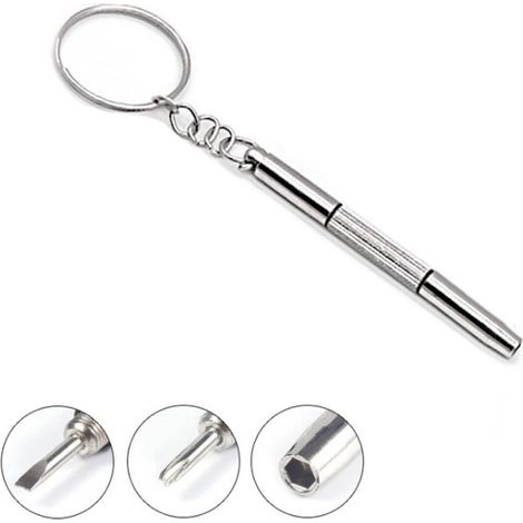 Mini-3-in-1-Schraubendreher zur Reparatur von Uhren und Brillen. (1/4)