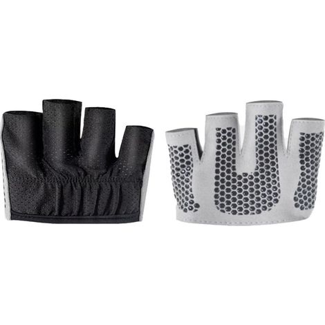 Gants de yoga femme antidérapants, gants fitness mi-longs 4 doigts pour pilates et entraînement (1/5)