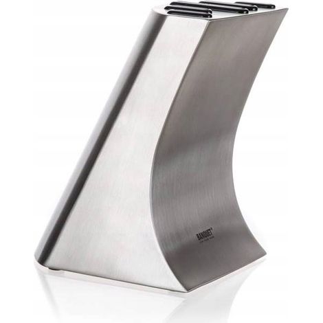 Soporte para cuchillos de banquete de 19 cm, acero inoxidable metalizado. (1/5)