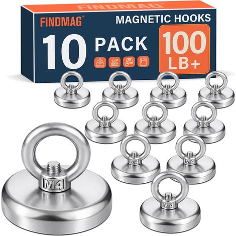 Häkeln, FINDMAG Ultra-Resistants (45 kg), Croissants in der Kabine, viele 10 Aimants Robust, Troublants, Faciles und Comprendres, Ingredients Faciles und Comprendre. (1/5)
