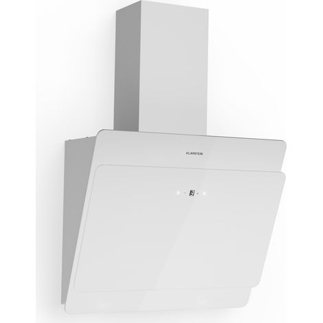 Klarstein Aurica 60 Dunstabzugshaube 60cm 600 m³/h LED Touch Glas weiß (1/5)
