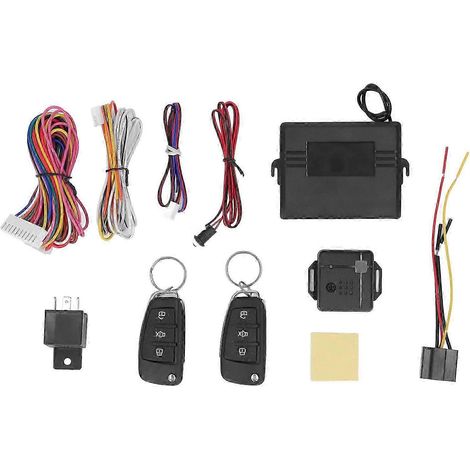 DC12V schlüsselloses Autoalarmsystem mit Fernstart- und -stoppfunktion, Diebstahlschutz, universell für Benzinfahrzeuge (1/5)