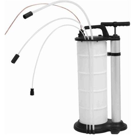 9L Waste Oil Water Suction Extractor Pump, Vacuum Fluid Transfer, Manual Operation (1/4)