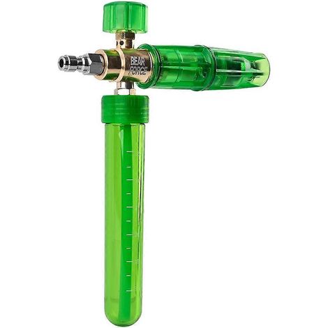 Mini Pro Druckschaumkanone mit 1/4"-Schnellanschluss, Autowaschseifenspender, dicker grüner Schaum (1/5)