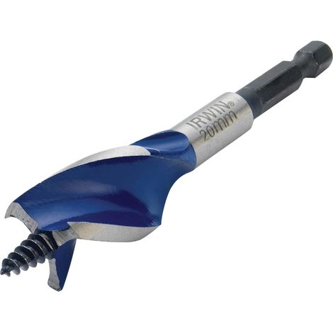IRWIN Blue Groove 6X Stubby Wood Bit 20 X 100Mm