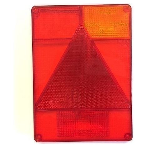 Cabochon droit de feu 6800 pour remorque – Dimensions 220 x 160 x 160 mm – Éclairage conforme et fiable – Installation facile – Radex (1/2)