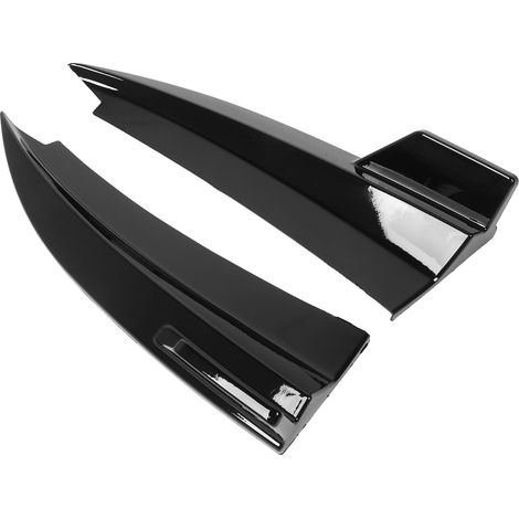 2 Diffuseurs de Pare-chocs Arrière Gauche Droite pour Mercedes Classe C Coupé C205 AMG Line C43 C63 2015-2021 Noir Brillant (1/5)