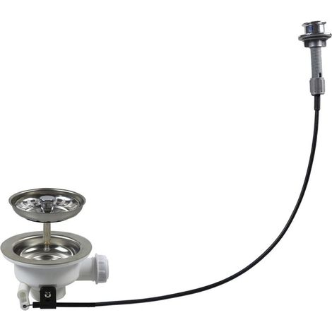 système de drainage pour évier XK256C019, type bol de cuisine, filtre avec contrôleur de câble, Kit de déchets d'évier (1/5)