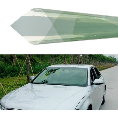 80 % VLT Film teinté pour vitres de voiture, vert clair, film teinté pour vitres de voiture, 100 x 152 cm (1/5)
