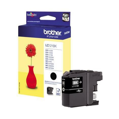 Tintenpatrone Originalzubehör LC-121BK ca. 300 Seiten schwarz 3,9ml (1/3)