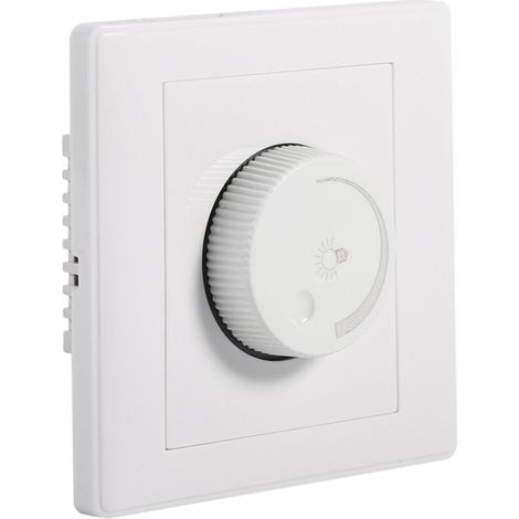 Jeffergarden Bouton rotatif mural pratique pour lampe, 1 pièce, contrôleur de luminosité, panneau variateur, nouveau (1/5)