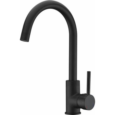 Rousseau ILO Küchenarmatur Schwarz Elegantes Design