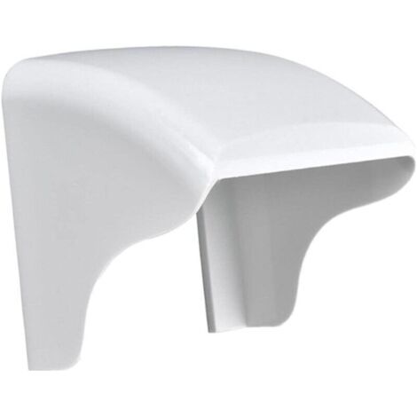 Pair Boîtier d'interrupteur extérieur étanche, couvercle de prise de courant facile à utiliser pour atelier de Protection des interrupteurs, blanc