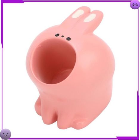 VGEBY Porte-crayon à stylo à animal Résine Animaux mignons Organisateur de stylo mignon Decoration Animal Pen beaute kit Rose Rose (1/5)