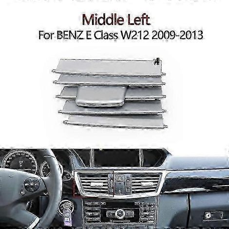Kit de réparation de grille d'aération centrale gauche/droite pour tableau de bord avant de voiture Mercedes-Benz Classe E W212 E350 E550 2009 2010 2011 2012 (Côté central gauche) (1/5)