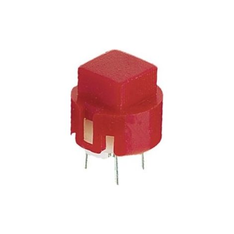 Taster quadratisch rot Taster 11.516.P/C/R