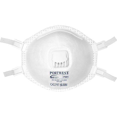 Portwest P301 FFP3 Gesichtsmaske mit Ventil