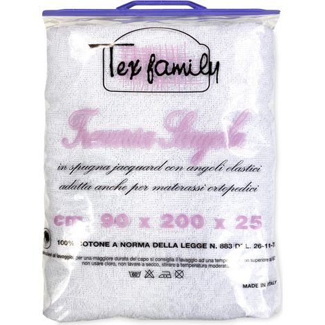 BARRE TRANSVERSALE DE COUVERTURE, DE LA MOUSSE, EN PUR COTON TEX FAMILLE 1 PLACE