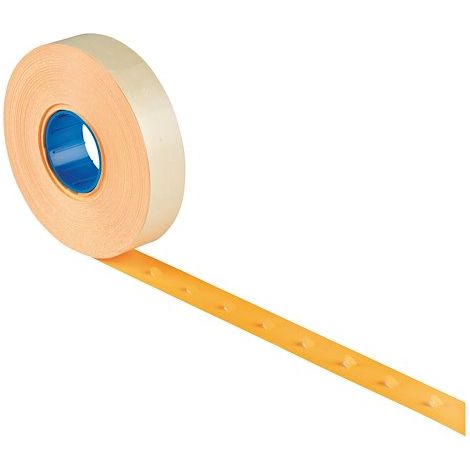 Etiquettes 18 x 16 mm Sato Duo 16 orange fluo - Rouleau de 1500 - Lot de 14