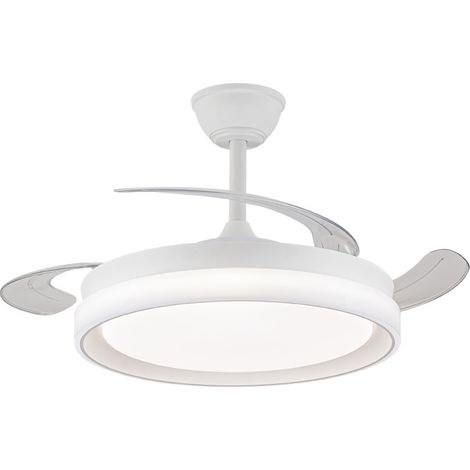 Ventilador de techo LED smart “Brisa Evo” regulable con control remoto (72W 3CCT 7920lm) IP20 Ø106cm color blanco (1/5)