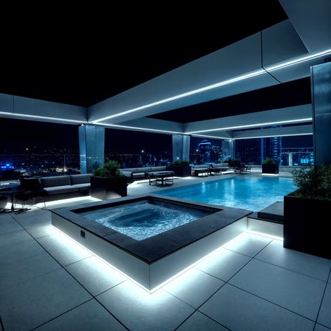 Bobina 50m Striscia LED Neon Regolabile 220V Bianco Freddo Semicircolare 180 7,5W/m IP67 Taglio 100cm 6000K Bianco Freddo