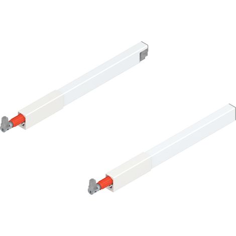 Blum TBX antaro Längsreling-Set für Frontauszug oben NL 300mm, seidenweiss (1/4)