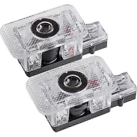Convient aux éclairages d'accueil Volvo, S60, S90, V40, V60, XC60, XC90, éclairage d'ambiance décoratif par projection de porte (1/5)