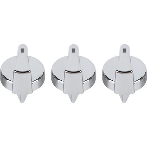 Bouton de commande de ventilateur de chauffage AC, 3 pièces, 121-0001-000, remplacement pour Peterbilt 330 335 357 367 375 378 379 384 386 387 chromé (1/5)