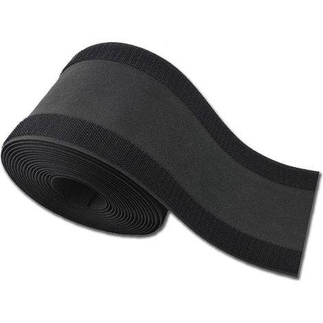Meter lange Bodenkabelabdeckung, flexibles und verstellbares Klebeband, wiederverwendbar, schwarz, für saubere Aufbewahrung und leicht zuzuschneiden, ideal für Schlafzimmer, Wohnzimmer und Zuhause.