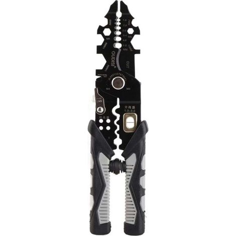 Strippe de fil multifonction 1,6 à 5,8 mm de gamme Chrome Vanadium Steel Labot Saving Spring Electrican Setirs (1/4)