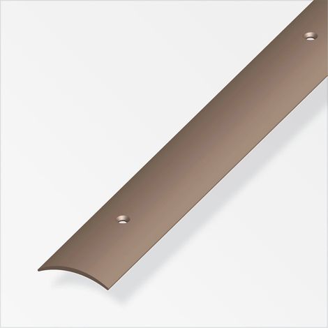 alfer Übergangsprofil 1 m, 30 x 5 mm PVC (Kunststoff) glatt braun, braun Übergangsprofil