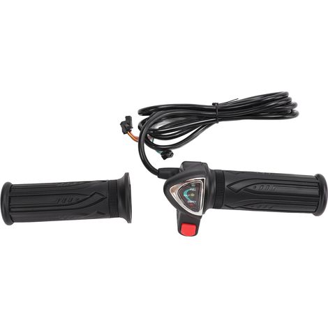 Grip Accélérateur Vélo Électrique - Affichage Niveau Batterie LED - Compatible Guidon 25 mm - Pour Vélo Électrique 24 V - 1 Pièce (1/5)