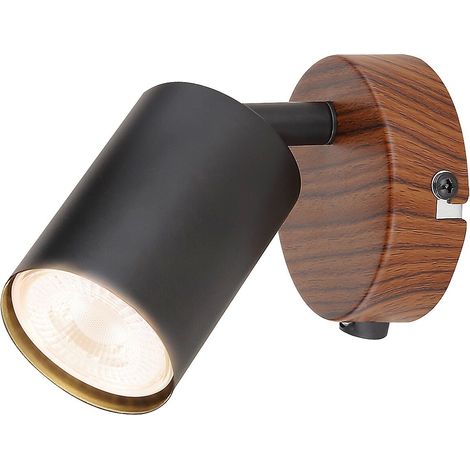 Aplique de dormitorio con interruptor GU10 roble Edmund 5295 Rabalux (1/2)