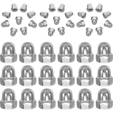 Lot de 60 embouts protection en acier inoxydable pour poteaux à (1/5)