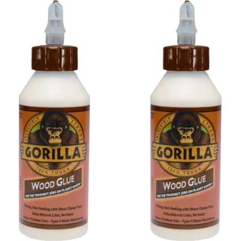 Gorilla Glue PVA Wood Glue 236ml (2-Pack) - Non-Toxic
