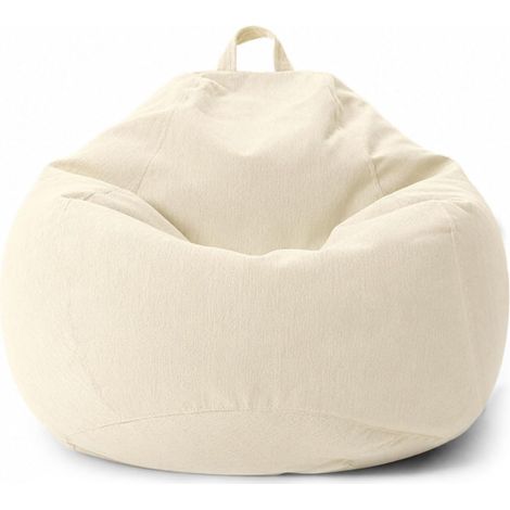 Pouf poire pour enfants et adultes, housse uniquement (sans rembourrage), pour chambre à coucher, bureau, salon, terrasse (C) (1/5)