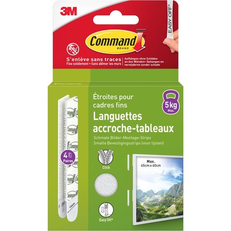 Weiße Klebestreifen, 8er-Packung COMMAND