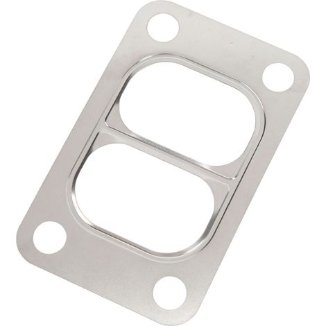 Joint de culasse turbo à entrée divisée, bride turbine double volute 4 boulons, acier inoxydable, kit d'étanchéité pour turbocompresseur (1/5)