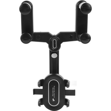 Support téléphone rétroviseur, support GPS navigation, fixation enregistreur, clip miroir, support suspendu réglable (1/5)