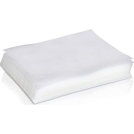 Lot de 100 sacs sous vide lisses 20 × 30 cm - 90 µm PA/PE - pour emballer sous vide - sacs à bord scellé de qualité alimentaire pour viande, poisson, fromage et sous vide (1/5)