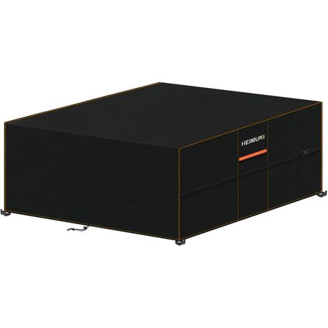 Gartenmöbel Abdeckung 200x200x90cm Wasserdicht 420D Oxford Loungesofa Tisch Schutzhülle (1/5)