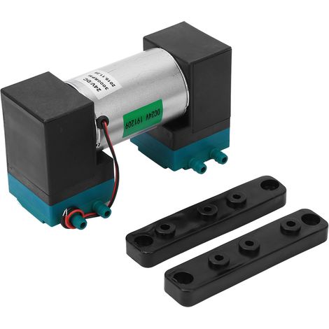 Mini pompe à vide, débit élevé, faible niveau sonore -90 à 350 kPa, 24 W, 10 à 20 L/min, 12 V CC/24 V CC/220 V CA.