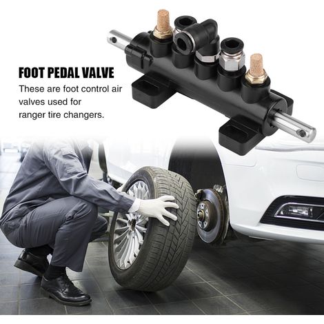 Valve de commande pneumatique pour démonte-pneus Ranger, valve à pédale, type B (2) (1/5)