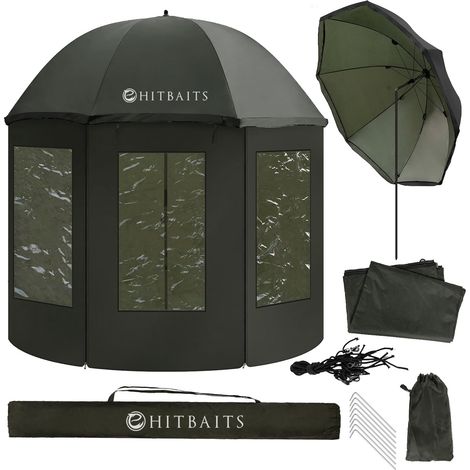Ombrello da pesca impermeabile, tenda da pesca Alpha 240 cm