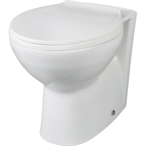 Nuie Melbourne Round Back to Wall Toilet Pan - BTW002 (1/6)