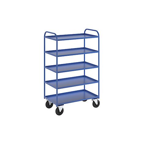 Kongamek Carrello a ripiani KM41 5 ripiani con alzatina (1/2)