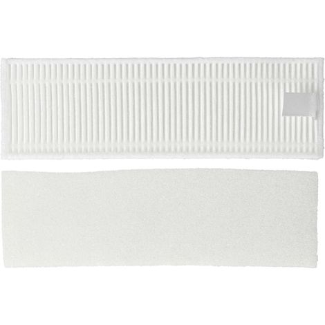 vhbw Staubsauger-Filter Set kompatibel mit Xiaomi Mijia G1 Saugroboter - 2x Ersatz-Filter (HEPA-Filter, Schwammfilter) (1/4)