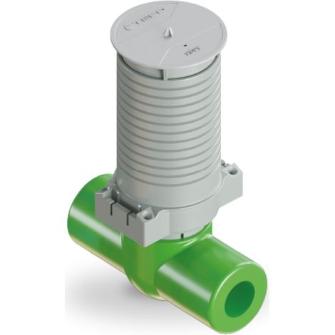 Rubinetto a sfera top entry da incasso dn15 con connessioni pp-r Ø20 verde teco ppr u4p3982v00 (1/3)