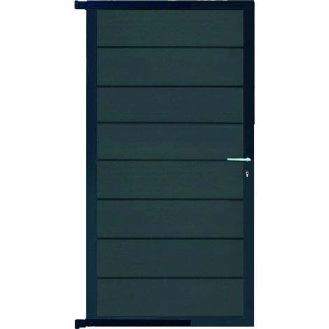 GOTLAND-Tor-Komplettset 90x175cm schiefergrau/anthraz.