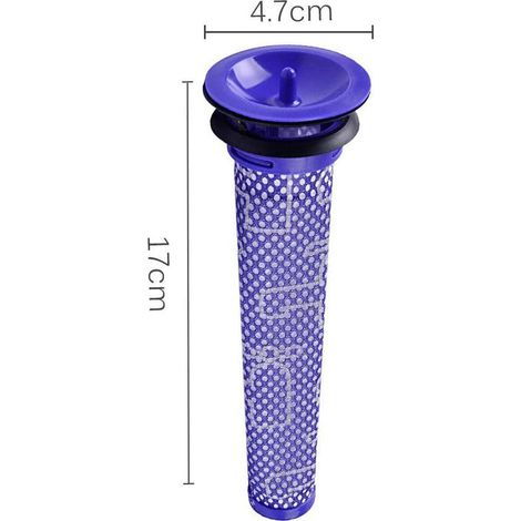 Filtres en bâton lavables pour aspirateur Dyson V6 V7 V8 – Filtration efficace – Dimensions 170 x 48 x 25 mm – Remplacement tous les 3 mois – Hobbytech (1/5)